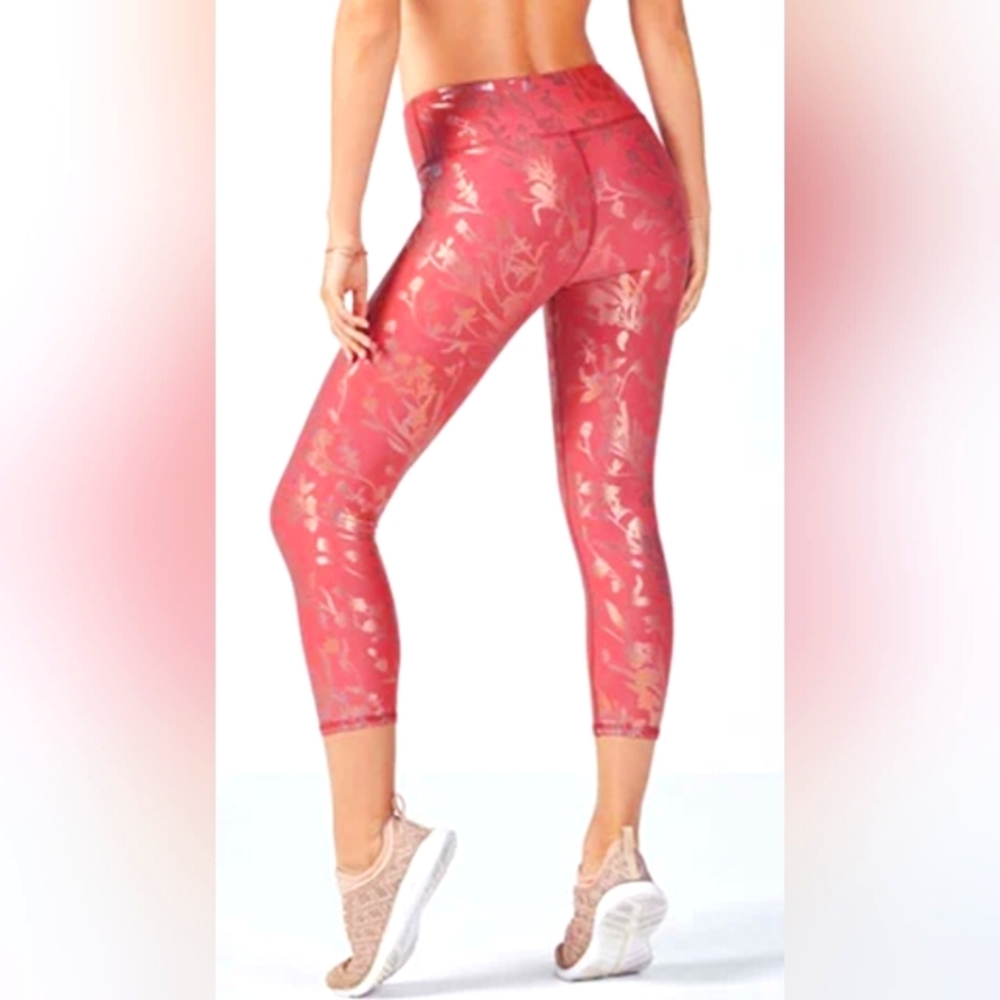 Fabletics Terracotta Winding Vine Leggings